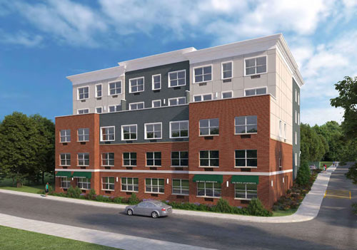 Digital rendering of 215 Ridge at Bound Brook