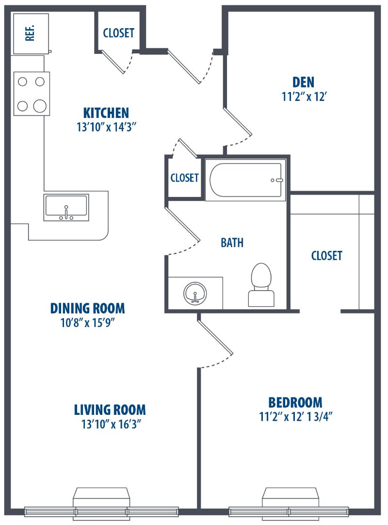 floorplan image for Unit 111